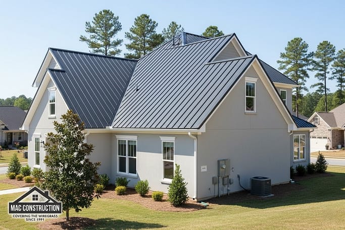 Roof replacement dothan al - new shingle and metal installation by mac construction